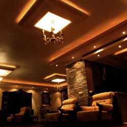 روشنایی ساختمان مسکونی و اتاق نشیمن با لامپ‌های LED پارس شهاب