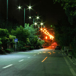 روشنایی معابر عمومی و اختصاصی با لامپ‌های پارس شهاب