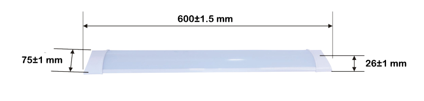 تصویر ابعادی چراغ الایدی LED (خطی) براکت پارس شهاب تصویر ابعادی چراغ الایدی LED (خطی) براکت پارس شهاب