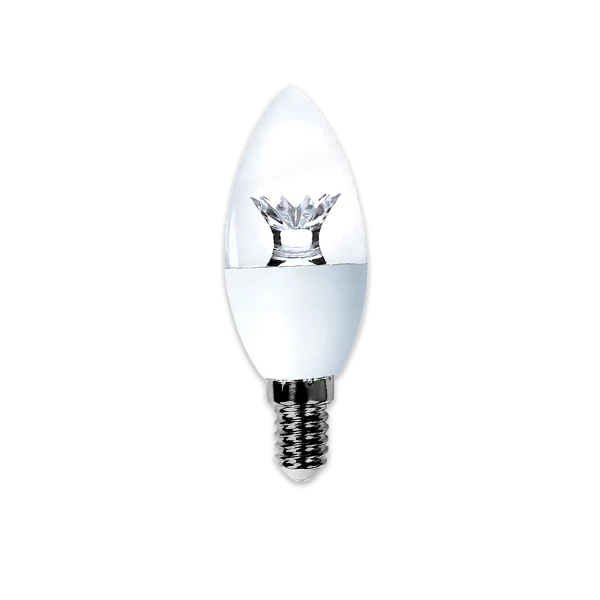 6W LED Candle SMD Clear Star E14